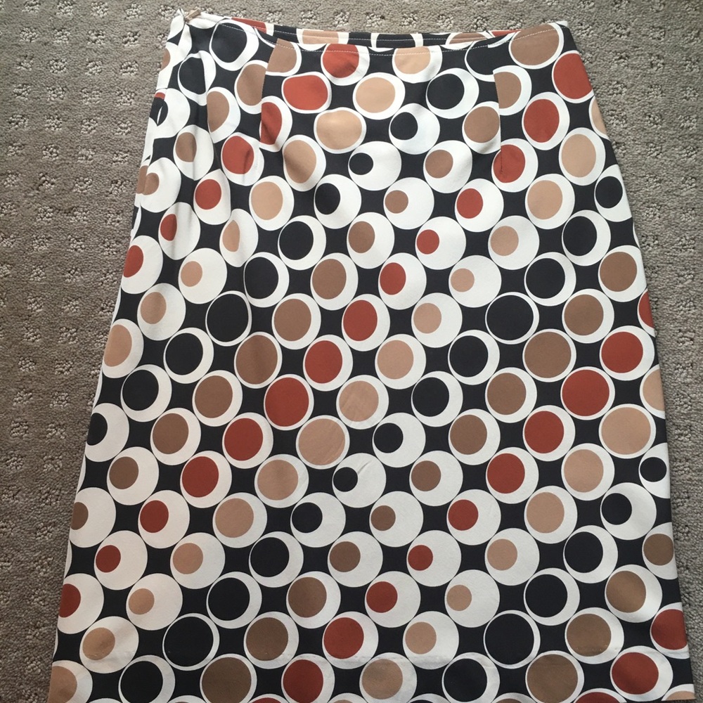 Banana Republic A-line silk skirt